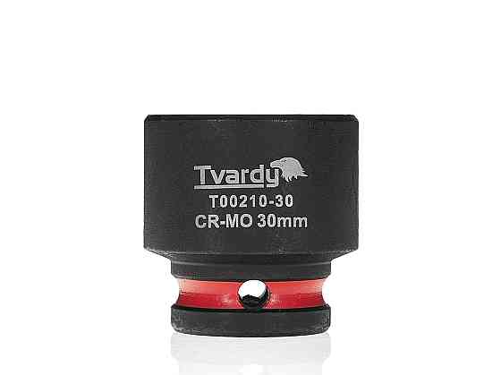 Головка ударна "Tvardy" з хром-молібденової сталі (Cr-Mo)  1/2"  6-гранна 30 мм Київ