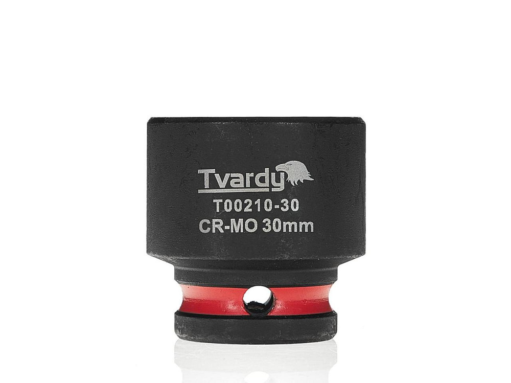 Головка ударна "Tvardy" з хром-молібденової сталі (Cr-Mo)  1/2"  6-гранна 30 мм Київ - фото 1