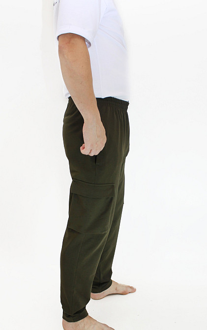 Штани чоловічі карго Хакі L Харків - фото 3