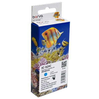 Картридж Barva Canon CLI-521C (2934B004) 560с (IC-521C) Винница - изображение 1