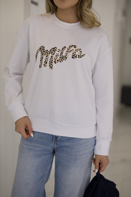 Модний жіночий світшот "Magnetic" | Норма і батал Київ - фото 5