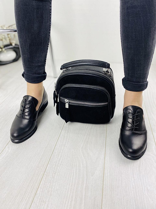 Ilona Туфлі жіночі ILONA 263/L10 чорні (весна-осінь, шкіра натуральна) (3205) Коломия - фото 6