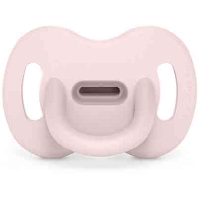 Пустушка Suavinex Colour Essence силіконова фізіологічна, 0-6 місяців світло-рожева (308602) Вінниця