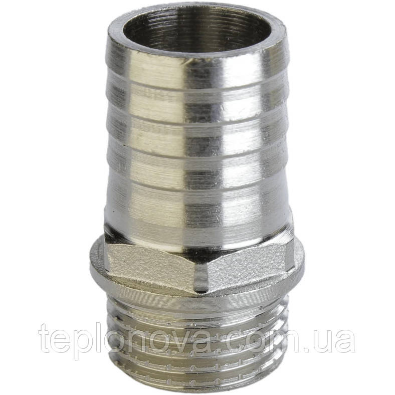 Штуцер нікельований 1/2| НР х 20 мм штампований А2038А (нк) VA Чернівці - фото 1