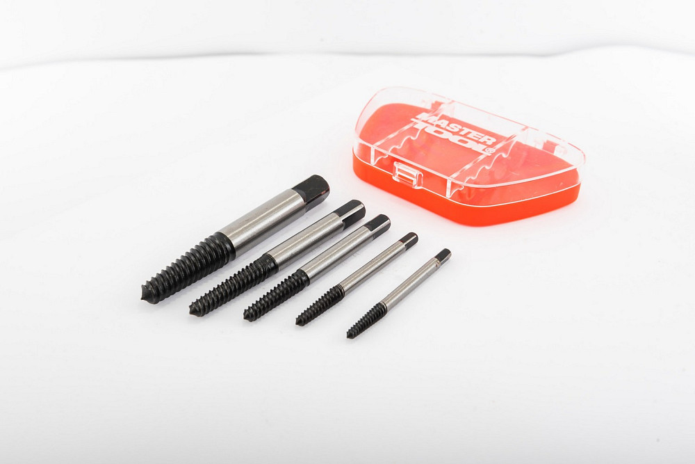Екстрактори для викручування пошкоджених гвинтів MASTERTOOL М3-М18 набір 5 шт 14-1405 Коломыя - изображение 9