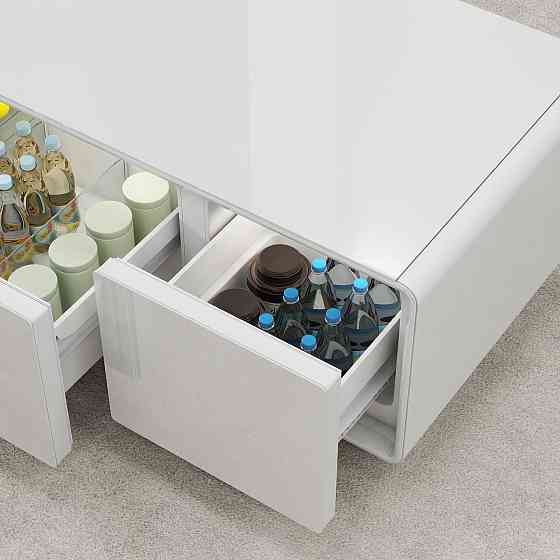 Розумний журнальний стіл з холодильником Primst TB90 (Білий, 93 літри) Київ