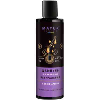 Шампунь Mayur Натуральный от выпадения с маслом арганы 200 мл (4820230952711) Винница
