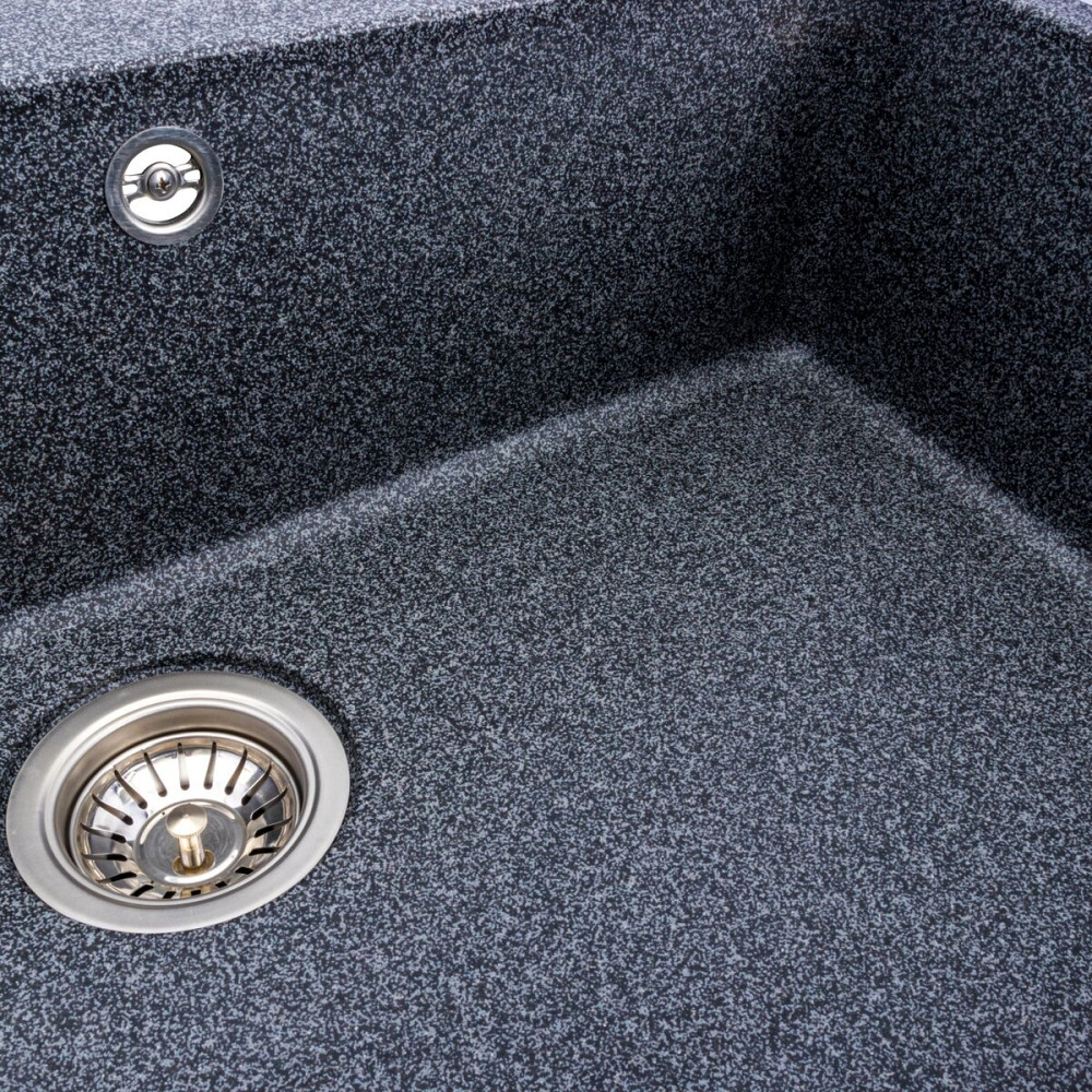 VALESO Гранітна мийка для кухні VALESO BOGEMA 7850 матова Графіт Коломия - фото 8