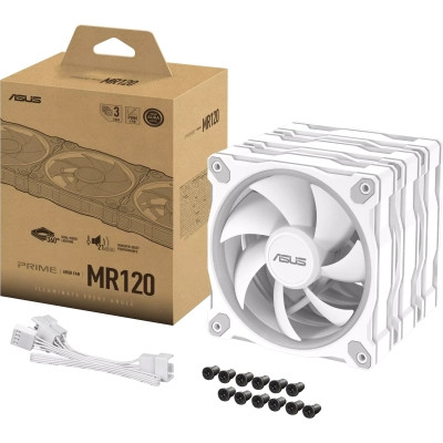 Кулер для корпуса ASUS PRIME MR120 ARGB WHITE 3IN1 (90DA00I3-B09020) Винница - изображение 7