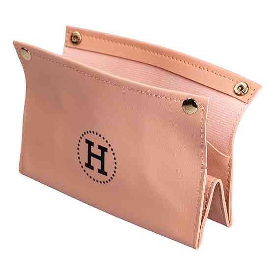 Yiwu Серветниця з еко шкіри 20×7.5×11.5 см для серветок на кнопках Рожевий HP-3-213P Коломыя