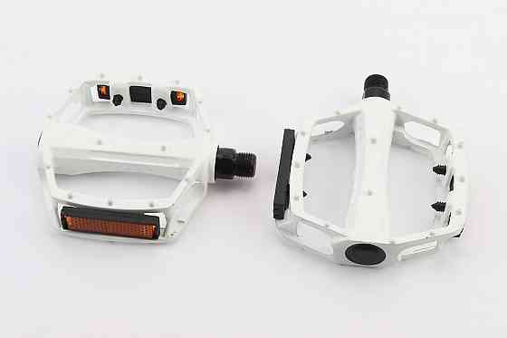 Педалі MTB широкі 9/16" (107x100x25mm) алюмінієві, білі YT-008 Київ