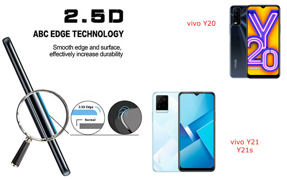 Захисне скло ArmorGlass для vivo Y20, VIVO Y21, VIVO Y21s – стійке до подряпин та ударів Київ - фото 2