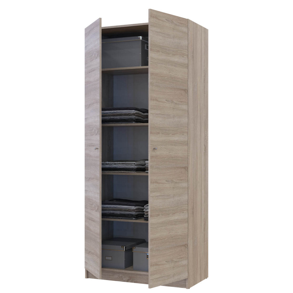 Полка для одежды Doros Promo Дуб Сонома 3шт. 86.7х35х1.6 (DRS-011563) Львов - изображение 3