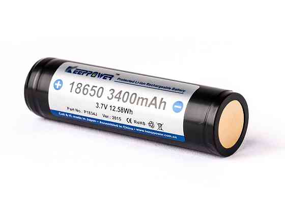 Аккумулятор Keeppower Panasonic Li-ion 18650 3400mAh с защитой Винница