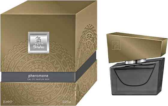 Духи з феромонами чоловічі SHIATSU Pheromone Fragrance men grey, 15 мл Sex Aura Київ