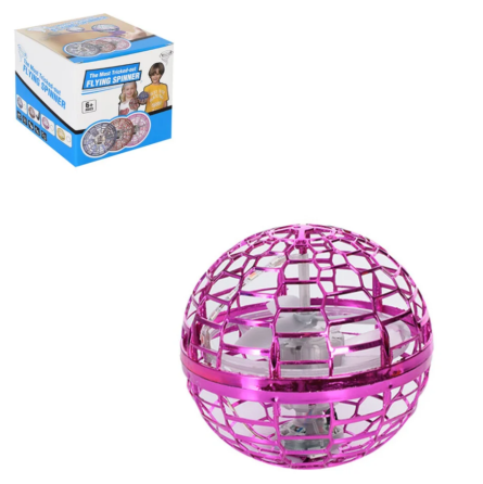 Летающий шар-спиннер Flynova pro 368FN(Pink) со светом Винница