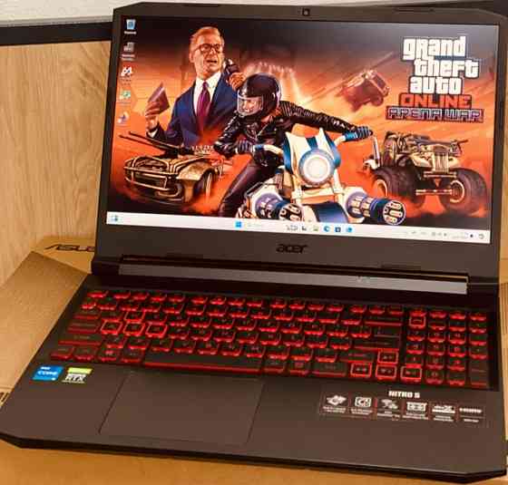 Ноутбук: ASER NITRO 5 15.6 144Hz. 15-11400H 6 ядер, / 12 потоков, RTX 3050TI - 4Gb. Киев