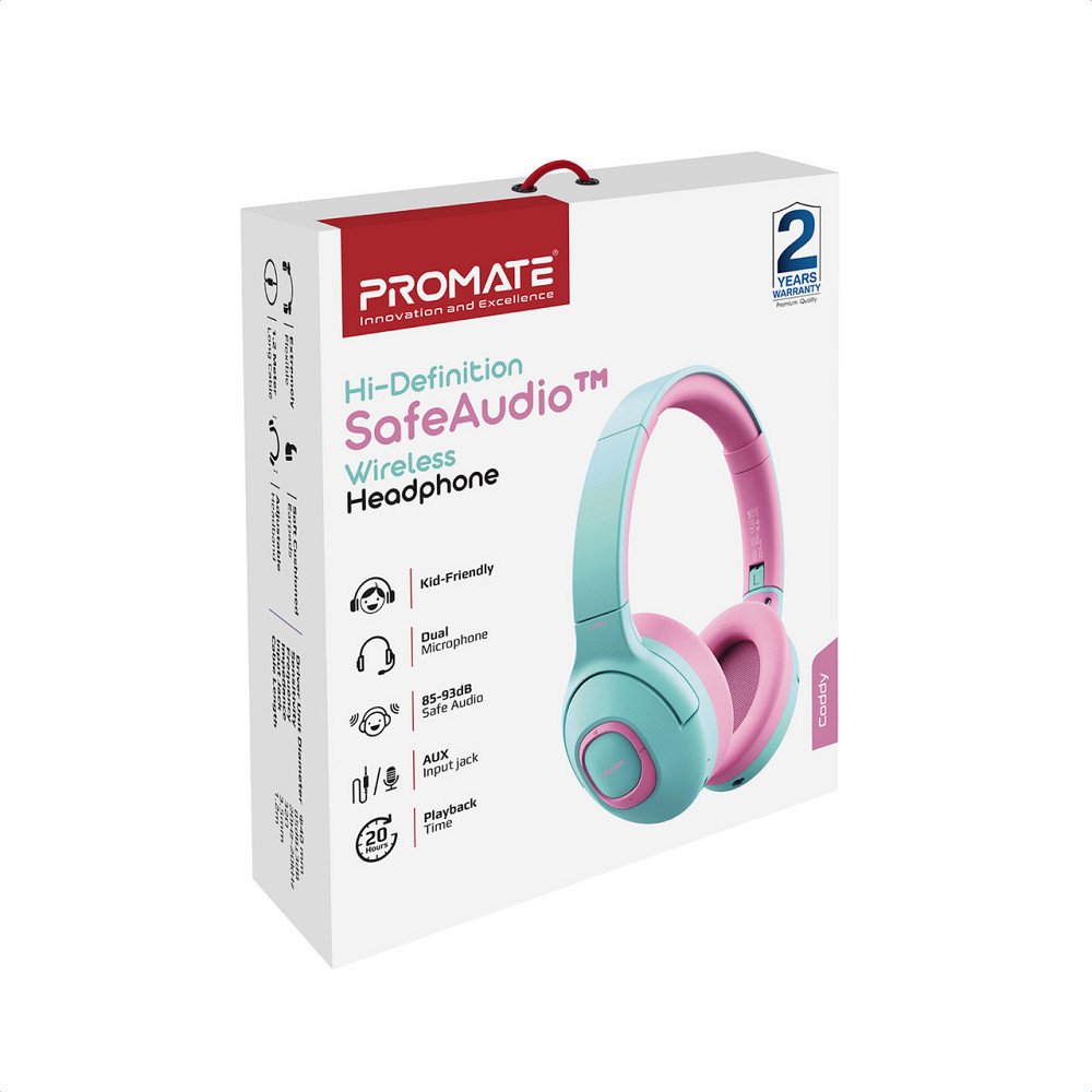 Bluetooth-гарнітура Promate Coddy Bubblegum ( блакитний/рожевий ) Харків - фото 7