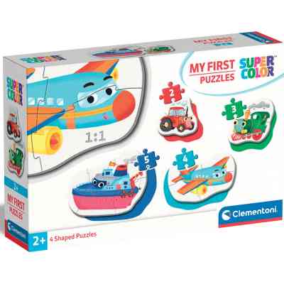 Пазл Clementoni 4 в 1 Средства транспорта, серия My First Puzzles (20811) Винница