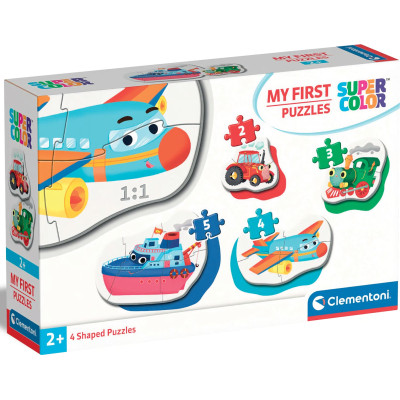 Пазл Clementoni 4 в 1 Средства транспорта, серия My First Puzzles (20811) Винница - изображение 1