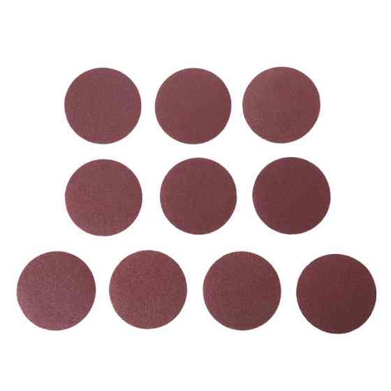 Круг наждаковий на липучці 125 мм, папір клас С, щільність 120 г/м², К40, 10 од. INTERTOOL BT-0504 Київ