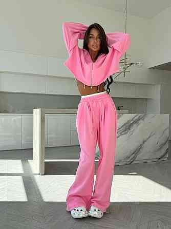 Женский прогулочный костюм двойка: кофта и штаны турецкая двунитка Одесса