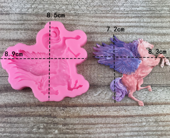 Молд силиконовый Пегас 85 на 89 мм розовый Киев