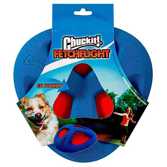 Фризби для собак Chuckit! Fetch Flight Frisbee игрушка в форме мягкого треугольника для активных игр Винница
