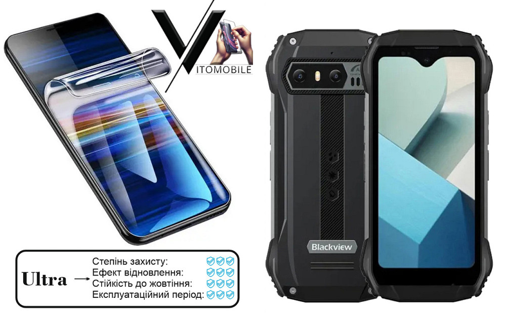 Поліуретанова плівка Ultra для Blackview N6000 – мінімальна товщина, максимальний захист! Київ - фото 1