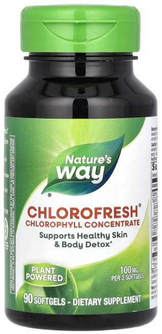 Хлорофилл Nature's Way Chlorofresh 100 мг 90 гелевых капсул Киев - изображение 1