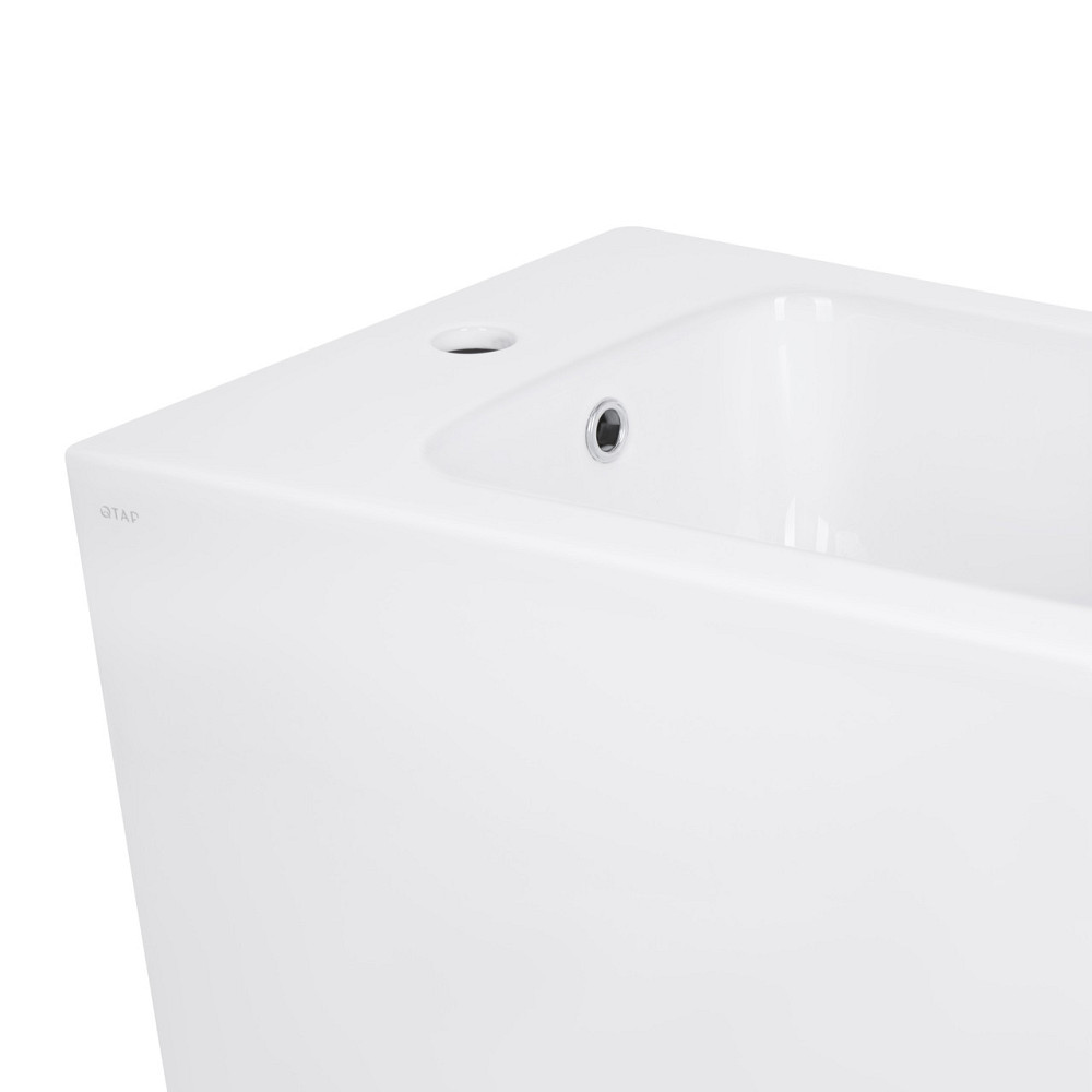 Биде напольное Qtap Crow 545х360х410 White QT05443370W Киев - изображение 5