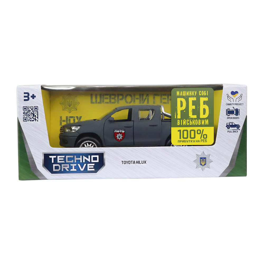 Автомодель серії Шеврони Героїв - Toyota Hilux - ОШБр НПУ Лють Днепр - изображение 5