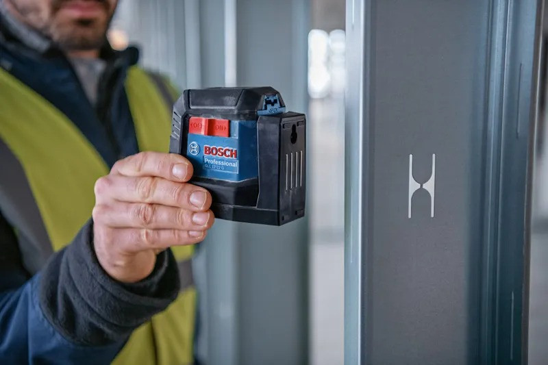 Лазерный нивелир Bosch GLL 12-22 G Professional, зеленый луч, 12 м, IP55, чехол Киев - изображение 6