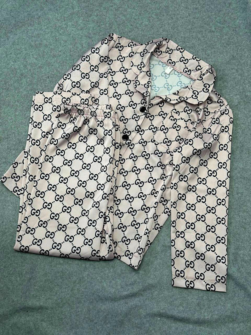 Детская пижамка из сатина Пудровый Гуччи 134-140 Харьков - изображение 5