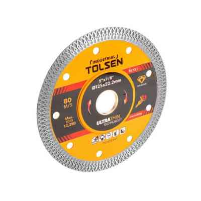 Круг відрізний Tolsen ПРОФІ алмазний ультратонкий 125х22.2 мм Турбо 10х1.4мм (76757) Вінниця