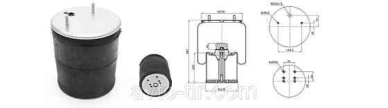 Пневмоподушка 941MB BPW з металічним стаканом !!! Пневмоподушка BPW 941MB з метал. склянкою Луцьк