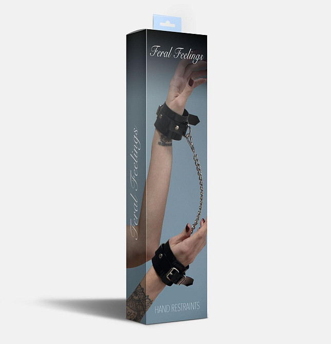 Наручники Feral Feelings - Hand Restraints Black Sex Aura Київ - фото 2