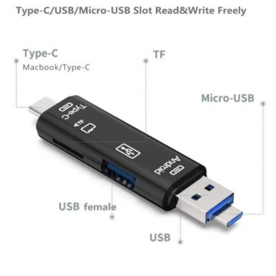 Зчитувач флеш-карт Dynamode 3-in-1 (D-188) Вінниця - фото 5
