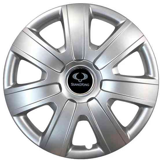 Автомобільні модельні ковпаки R15 SsangYong 325 4шт, SJS, сріблясті Київ