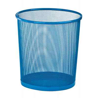 Кошик для паперів ZiBi металева Кругла 10 л Синя (ZB.3126-02) Вінниця