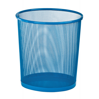 Кошик для паперів ZiBi металева Кругла 10 л Синя (ZB.3126-02) Вінниця - фото 1