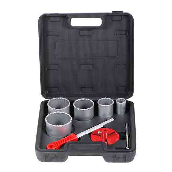 Sigma Коронки кольцевые с вольфрамовым напылением Ø33, 53, 67, 73, 83 мм + основание со сверлом Киев