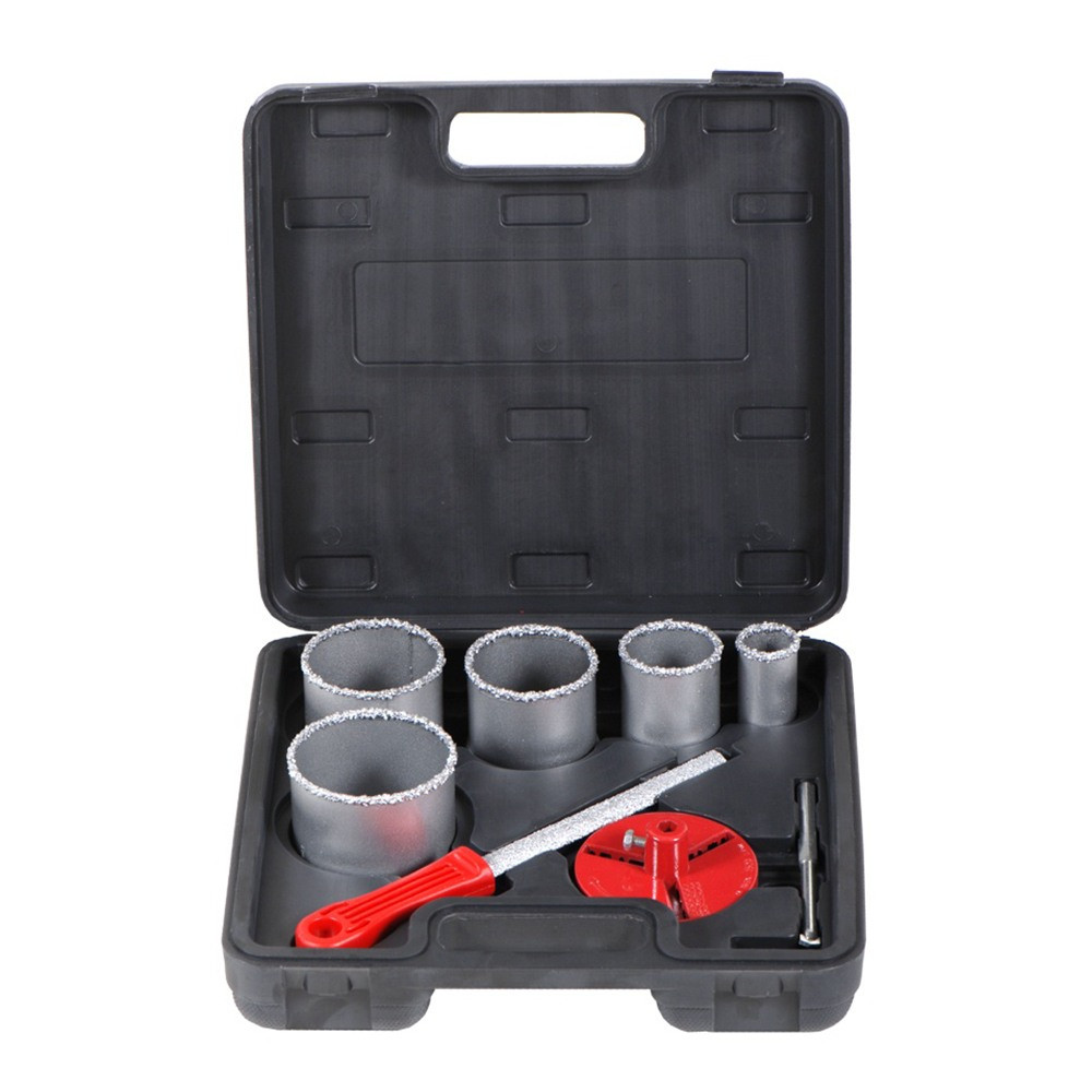 Sigma Коронки кольцевые с вольфрамовым напылением Ø33, 53, 67, 73, 83 мм + основание со сверлом Киев - изображение 1