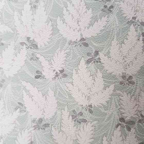 Шпалери флізелінові дитячі еко Lutece Tartine et Chocolat маленькі гілочки білі квіточки на сіро бірюзовому Київ
