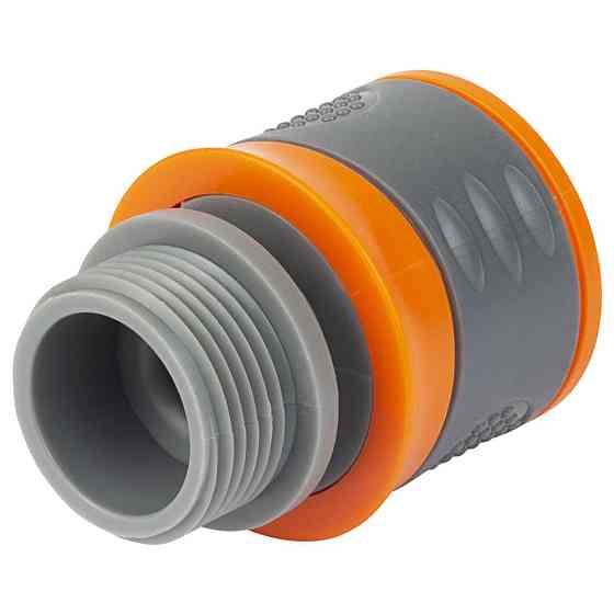 Конектор 1⁄2" швидкознімний на кран н/р 3⁄4" (ABS+TPR) FLORA (5015574) Київ