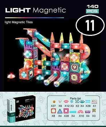 Качественный Детский магнитный конструктор подсветки Деткий магнитный. Харьков