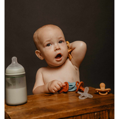 Пустышка Suavinex Colour Essence 6-18 мес, анатомическая силиконовая, коричневая (308076) Винница - изображение 5