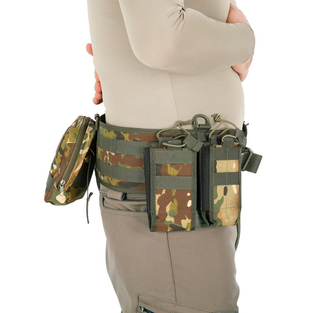 Розвантажувальний пояс РПС для військових, розвантаження тактичне із системою MOLLE, Камуфляж зелений Кам'янець-Подільський - фото 1