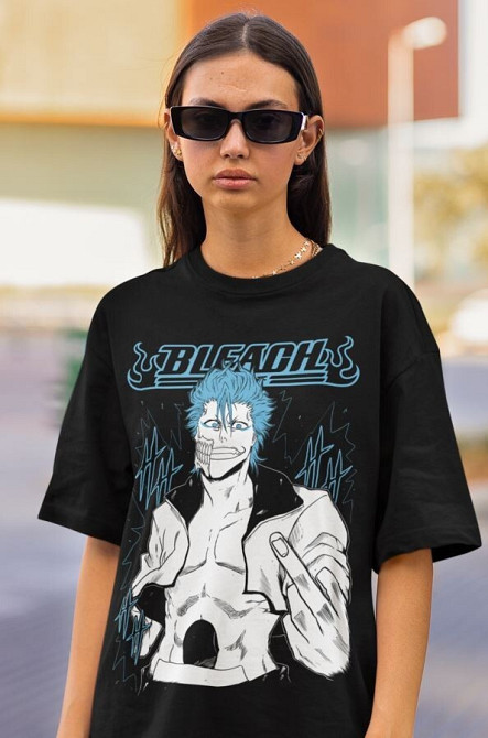 Футболка аниме Блич оверсайз (S/M/L) Черний AnimeJ0870 Днепр - изображение 5