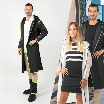 Дождевик Perletti City чорний/лайм L (14210109L) Винница - изображение 3